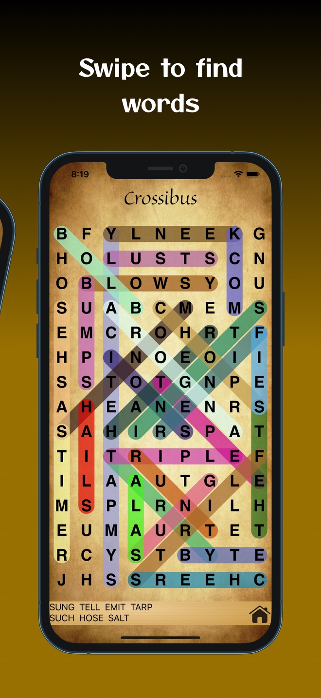 Crossibus: Jeu de Mots Mêlés - capture iPhone 2