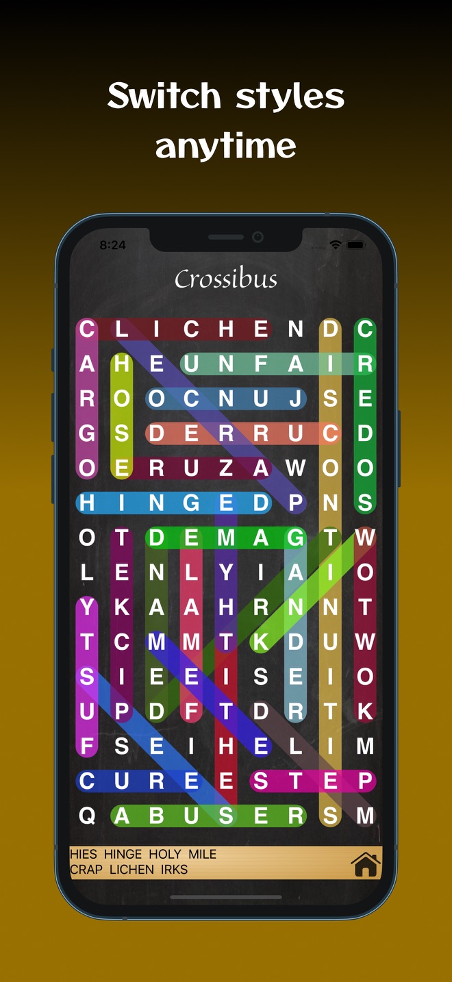 Crossibus: Jeu de Mots Mêlés - capture iPhone 3